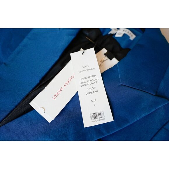 Veronica Beard Pant Suit Set Dickey Jacket Blazer Size 8 Cerulean Blue NWT - Picture 6 of 7